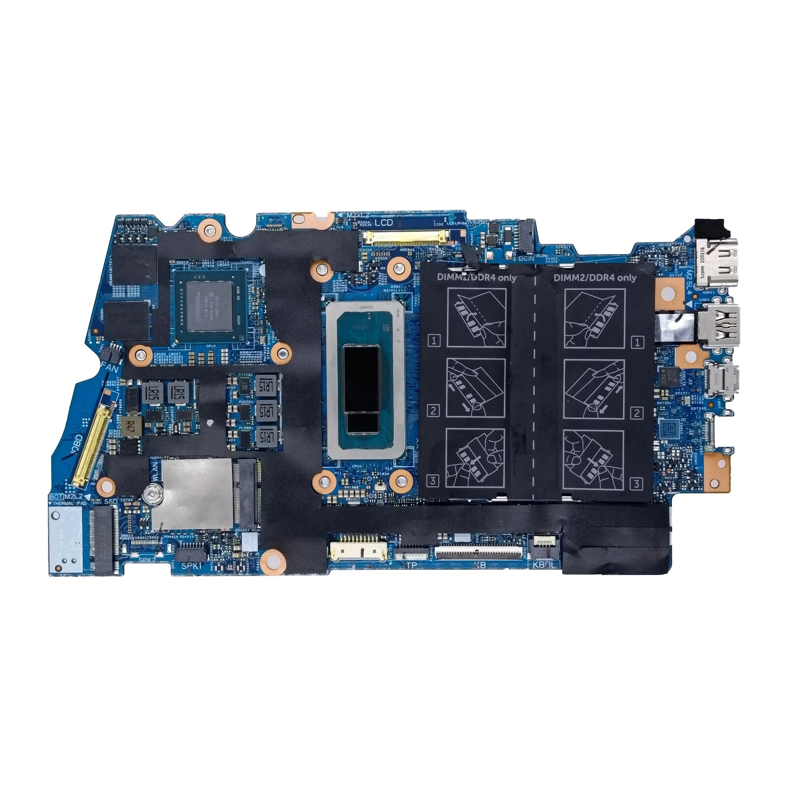 0F0W8W ل انسبايرون 5420 5620 اللوحة الأم 213090-2 i5-1235U MX570 2GB