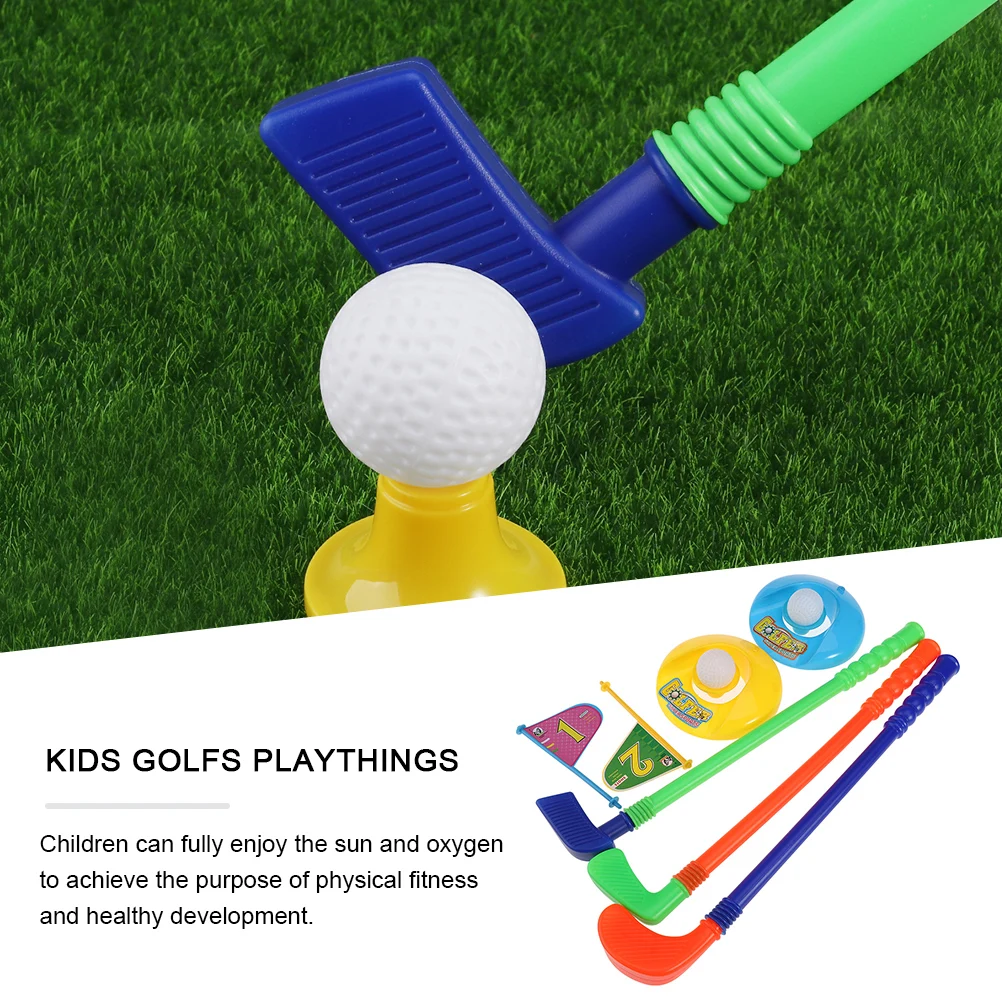 Set da golf Palla giocattolo Bambini Sport all'aria aperta ABS Coordinazione del piede Giocattoli educativi Regalo Ragazzi Ragazze Oltre 3 anni