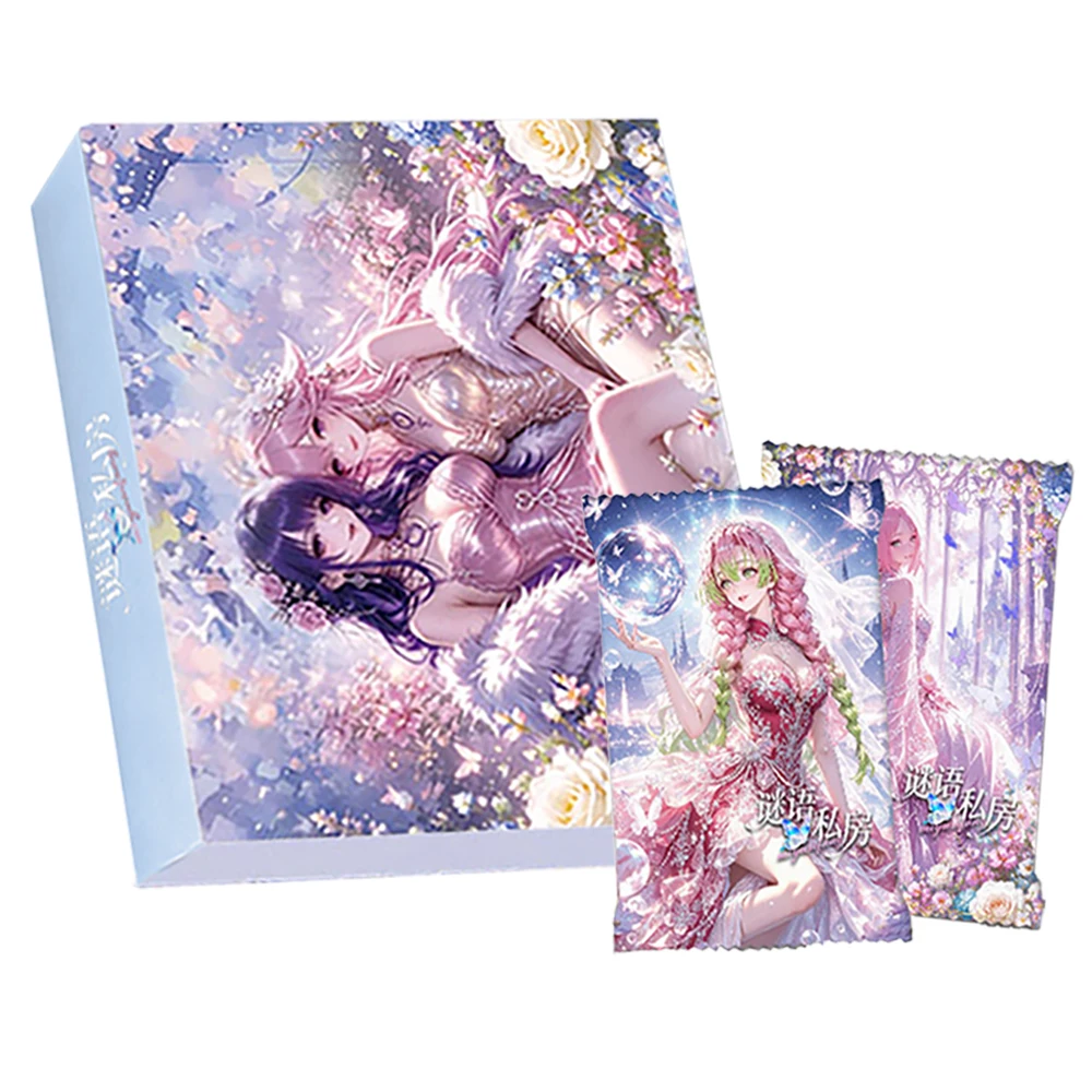 Mystery Waifu Exquisite Craftsmanship Collection Card Man Like Classic Anime Game Character Yae Miko Furina HD Card Desktop Toy