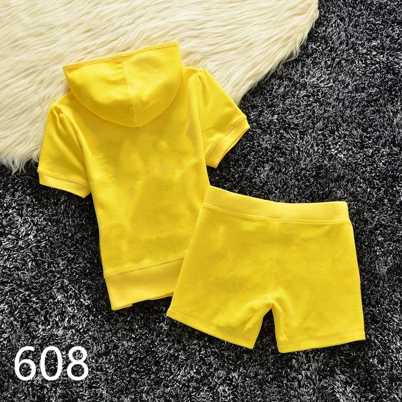 Picture 5: 2025 Summer Short Sleeved and Shorts Two-Piece Set Women's Velvet Sports Casual Tracksuit