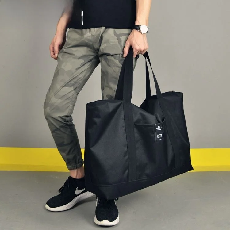 

Водонепроницаемая мужская дорожная сумка большой вместимости для студентов средних и старших классов, ручная сумка для коротких поездок, для общежития