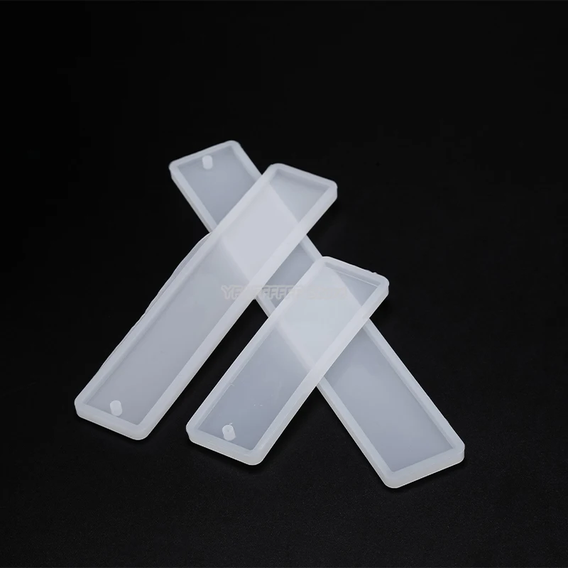 1/3Pcs Bookmark Mold Set DIY Pendant Resin Mold Crystal Epoxy Silicone Mold Rectangle Jewelry Making Casting Mould Handmade