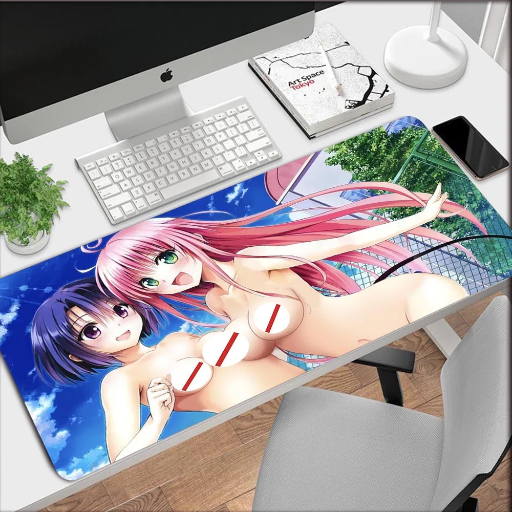 

Busty Sexy Bikini Girl Anime Mouse Pad Laptop Gaming Accessories Keyboard Carpet Computer Desktop Gamer Large Mouse Pad Desk Mat