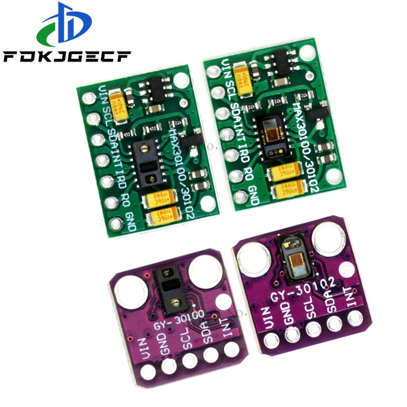 MH-ET LIVE MAX30102 MAX30100 Heart rate Sensor Module Puls detection Blood oxygen concentration test For Arduino Ultra-Low Power