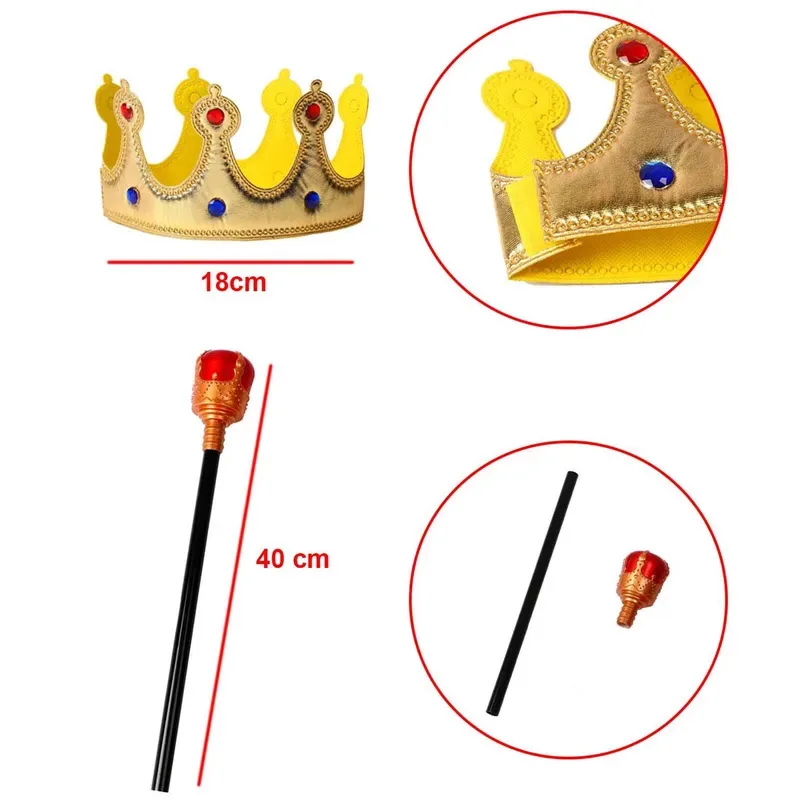 Sky02 أطفال بنين الأمير زي الأطفال كرنفال تأثيري فستان الأمير الساحرة ازياء الطفل هالوين الملوك Roleplay88Li