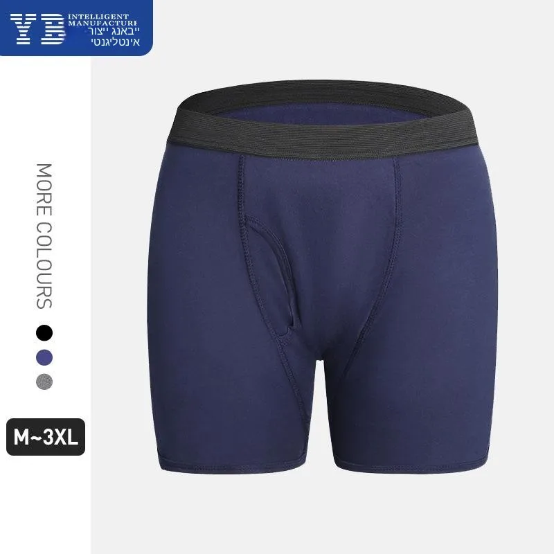 Extra Large Men's Incontinence Leak Proof Physiological Breathable Comfortable Men's Underwear Flat Angle Design  Color