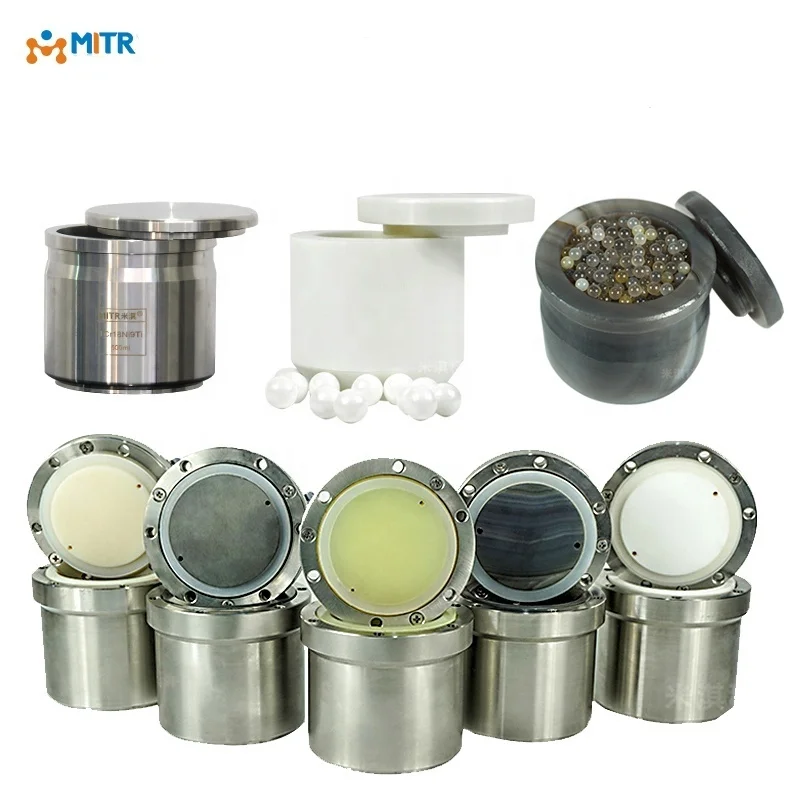 وعاء مطحنة كروية كوكبية مقاومة للتآكل ودرجات الحرارة العالية 50 مل 100 مل 250 مل 1 لتر 2 لتر PTFE جرة مطحنة كروية كوكبية #5