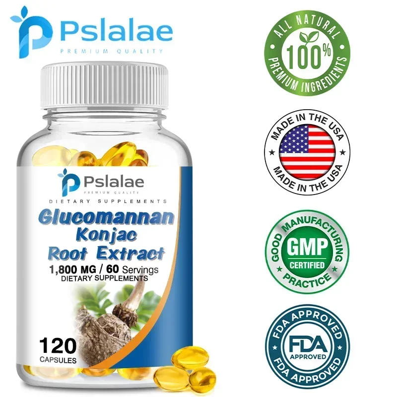 

Glucomannan Konjac Root Extract 1,800 MG - Promotes Gastrointestinal Health and Supports Energy Management