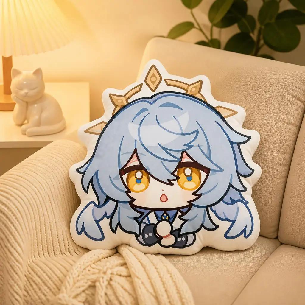 Sunday Honkai- Star Rail Plush Pillow Cushion Irregular Stuffed Throw Pillow Home Decor Gift Sofa Bed Couch