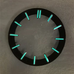 31.8MM/ 27mm  Skeleton Starry Sky Dial Green Luminous Dial For NH70 Movement Watch Replacement Parts