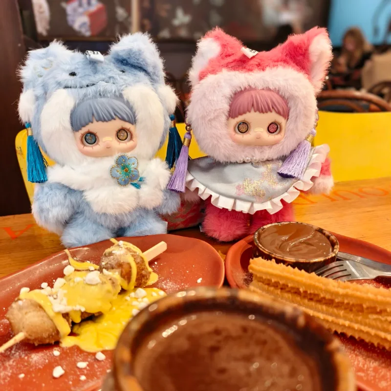 

In Stock Maymei V3 Poem Of Spring Series Plush Blind Box Vinyl Chinoiserie Doll Hitoy Mystery Box Cute Fuffy Pendant Custom Gift