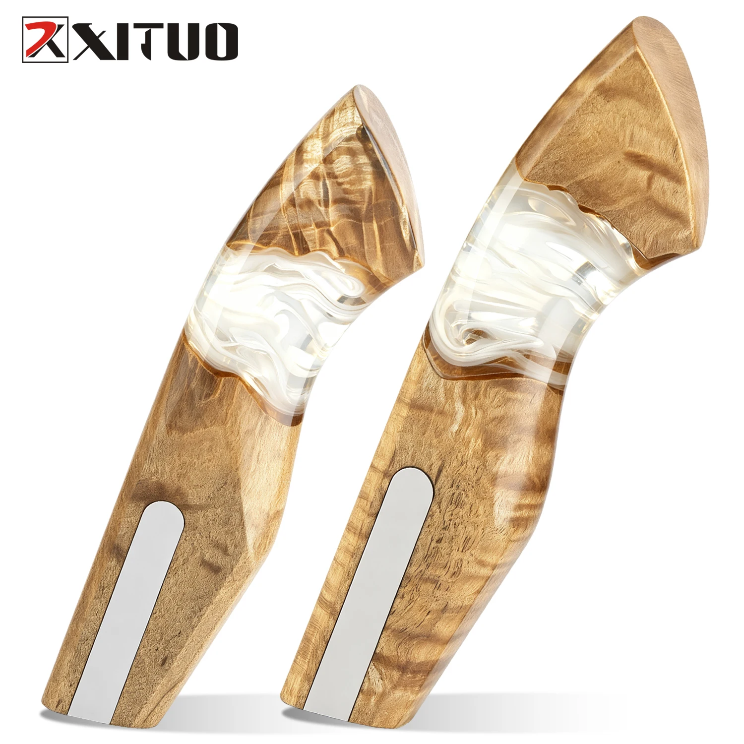 XITUO Knife Handle Handmade DIY Raw Wood and Resin Handle Factory Makers Custom Handle For Chef Knife Gyuto Yanagiba Sushi Knife