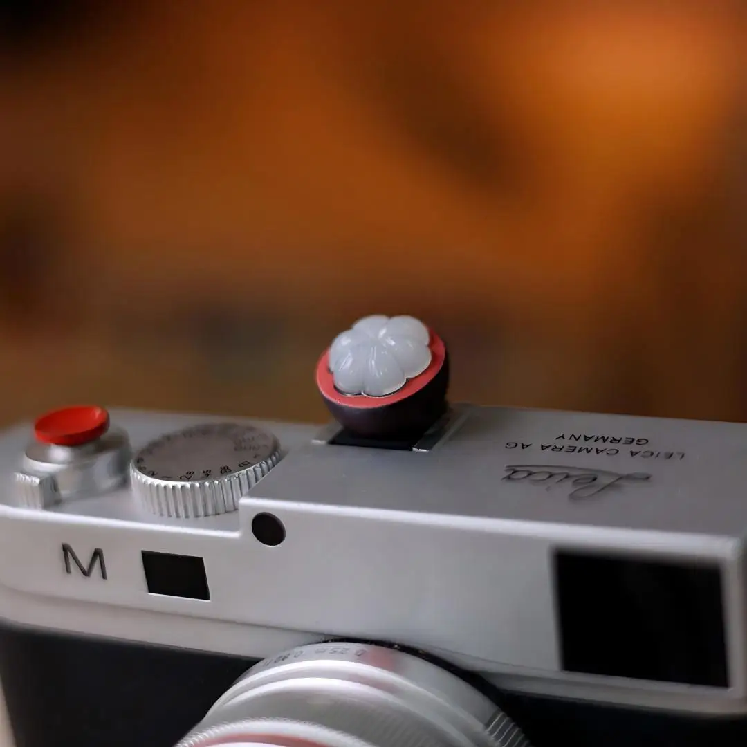DIY Lovely Mini Fruit Camera Hot Shoe Cover Protector for Canon R50 Nikon Z30 Z8 Fuji XT5 XT50 Leica Q3 Sony Mirrorless Camera view 3