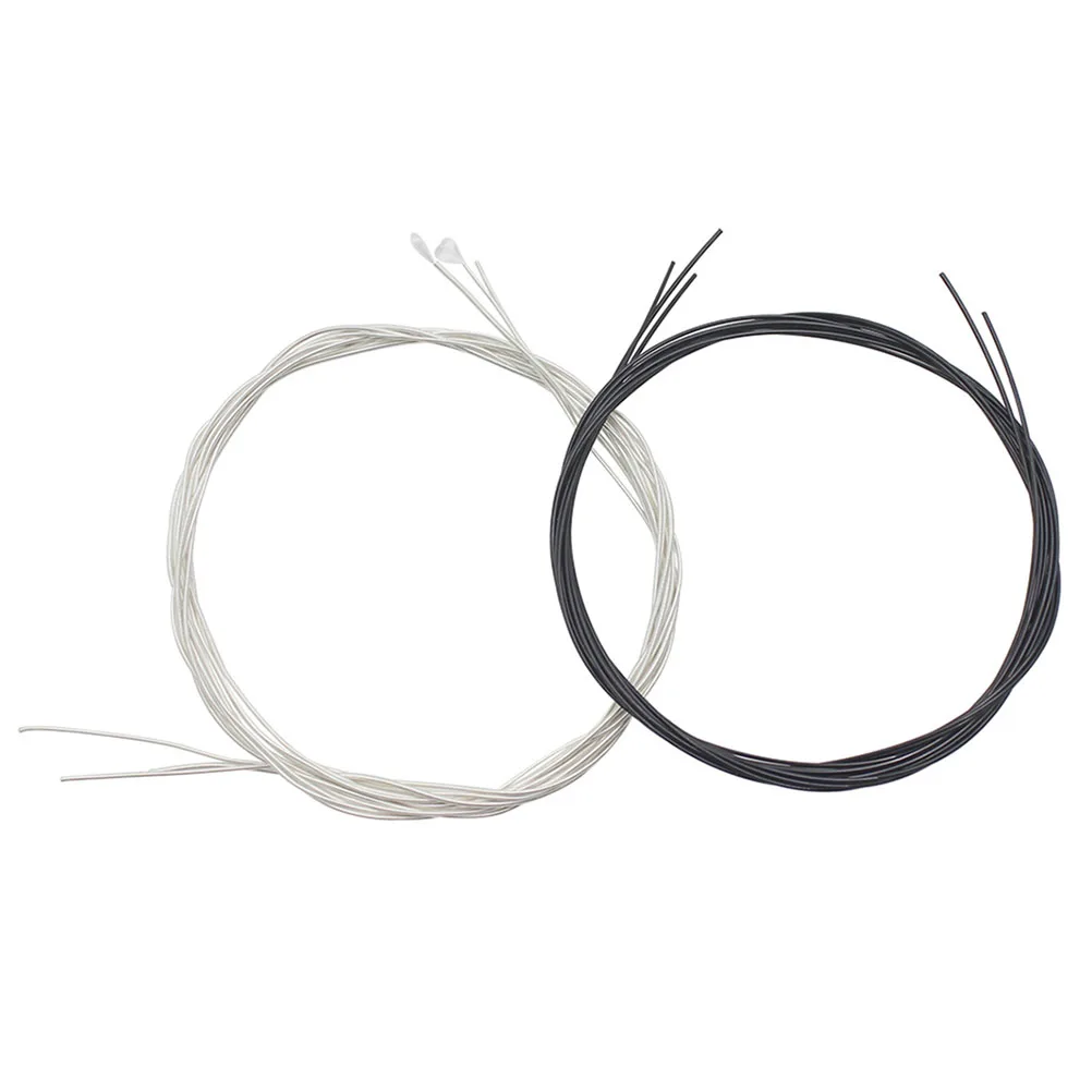 

6 Pcs Classical Guitar Strings Black White Nylon Practical Replacement Acoustic Durable Professional Standard Tension