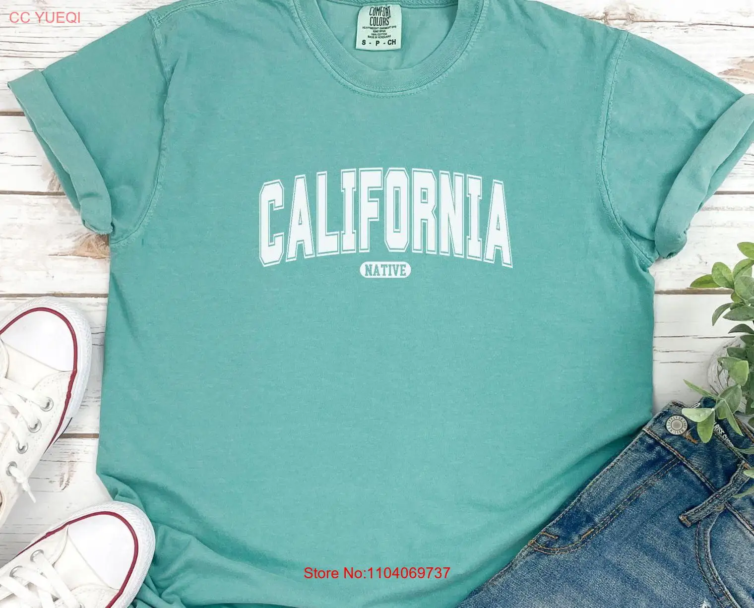 

Surfer Beachwear T shirt California Native Comfort Colors Home Oversize for her him long or short sleeves
