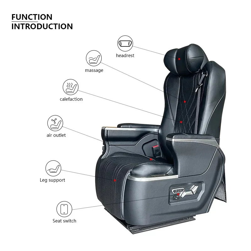 أحدث كرسي مقعد السيارة الرياضي Den مقاعد عصرية فاخرة مقاومة للماء للسيارات الفاخرة Coloul Car Interior