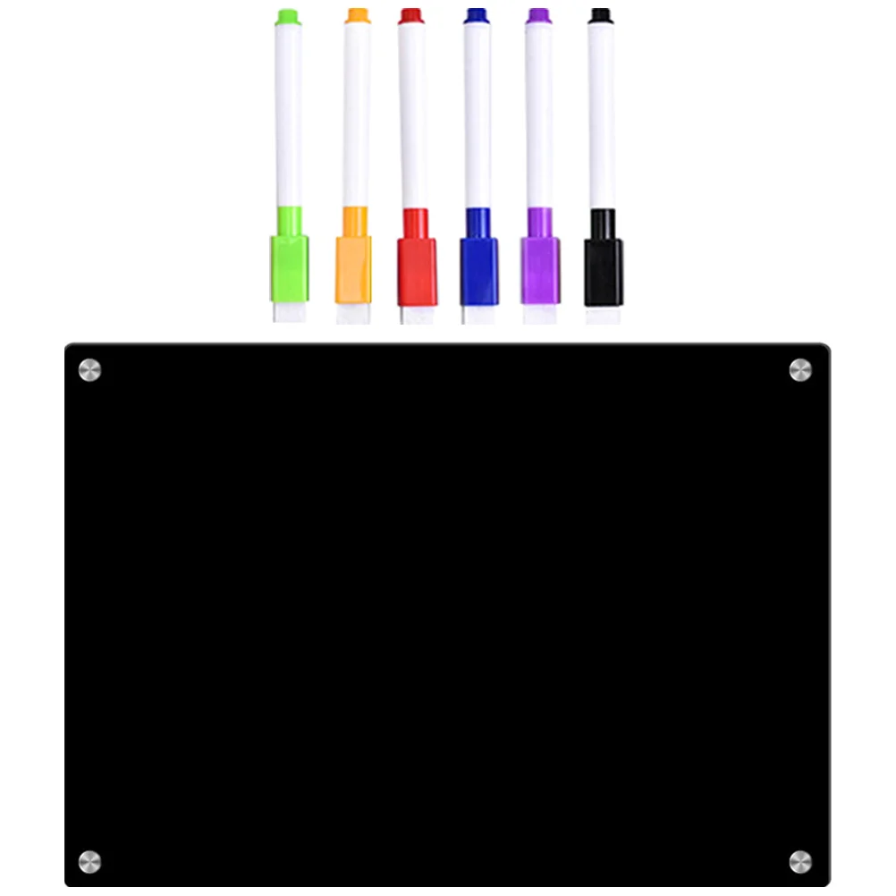 

Rewritable Message Board Schedule Fridge Refrigerator Dry Erase Acrylic Blank Writing Planning for Magnetic