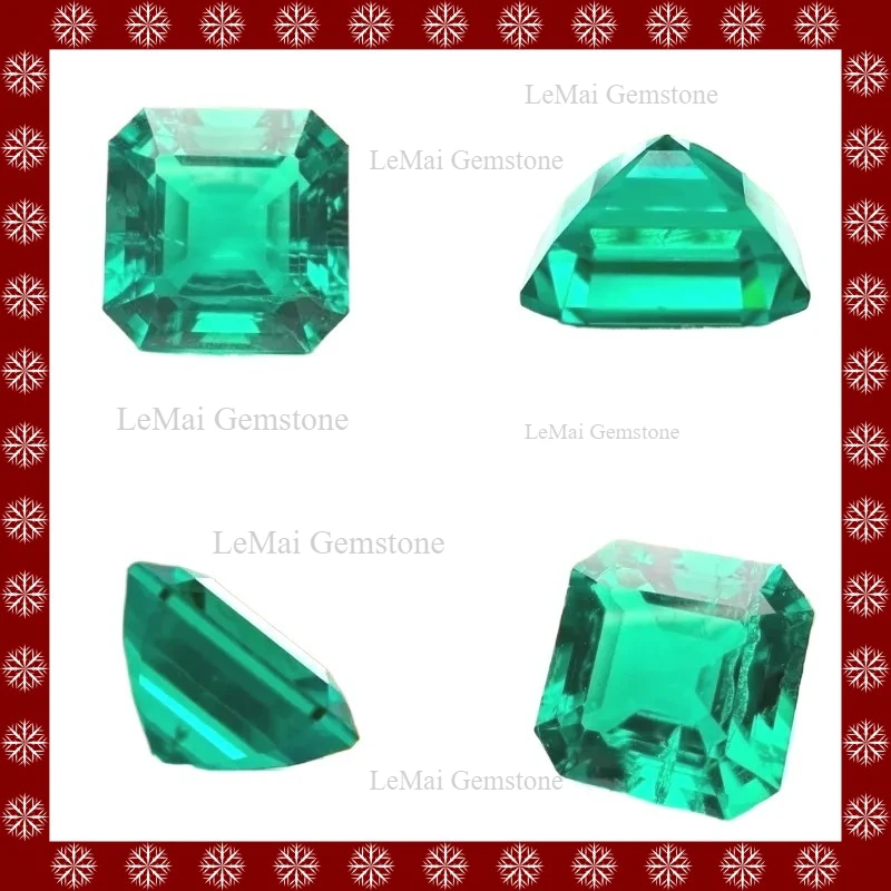 

Lab Grown Colombia Emerald Loose Gemstone For Jewelry Making