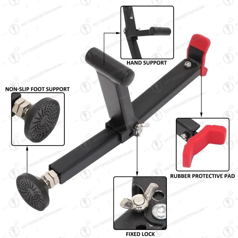 Il telaio di supporto energetico della staffa di sollevamento ruota di seconda generazione viene utilizzato nella maggior parte degli attrezzi delle ruote delle motociclette