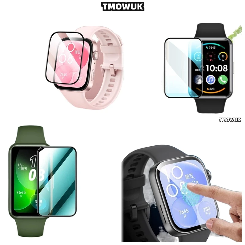 

For Huawei Band 6 7 8 9 10 B6 B7 Watch D2 Fit 3 4 Pro Special Edition - High - Clarity Soft Screen Protective Film Full 3D Curve