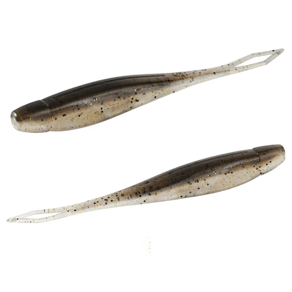 SUNMILE Shad Soft Jerkbait 80mm/120mm TPE Schwimmender Fluke Softbait, Kunstköder für Süß- oder Salzwasserbarsch