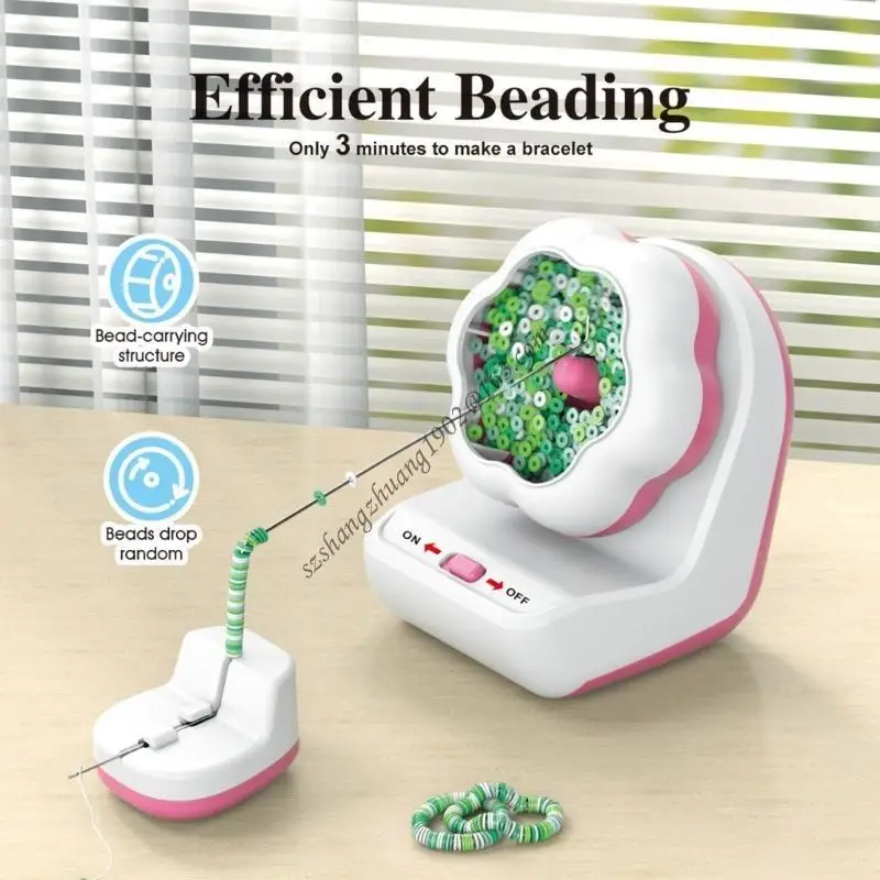 

Q6RB Автоматическое инструмент резьбы из бусинки Профессиональный мастер бисера.