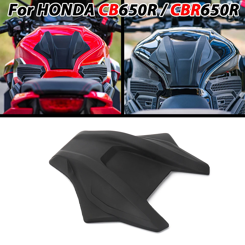 For Honda CBR650R CB650R Motorcycle Fuel Tank Sticker Oil Tank Middle Shield Anti scratch Rubber Protection Pad Fish Bone Decal