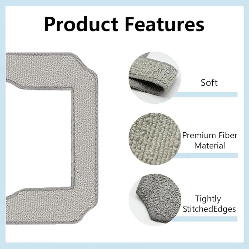 Cleaning Rag for ECOVACS Winbot Mini Window Vacuum Cleaner Robot | Washable and Reusable Winbot Mini Mop Pad Accessories view 5