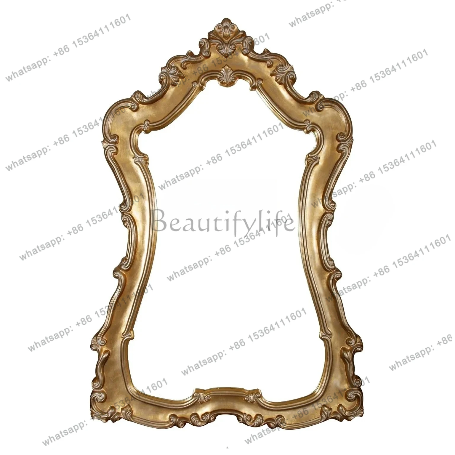 

French retro bathroom wall hanging vanity mirror decorative mirror bathroom mirror