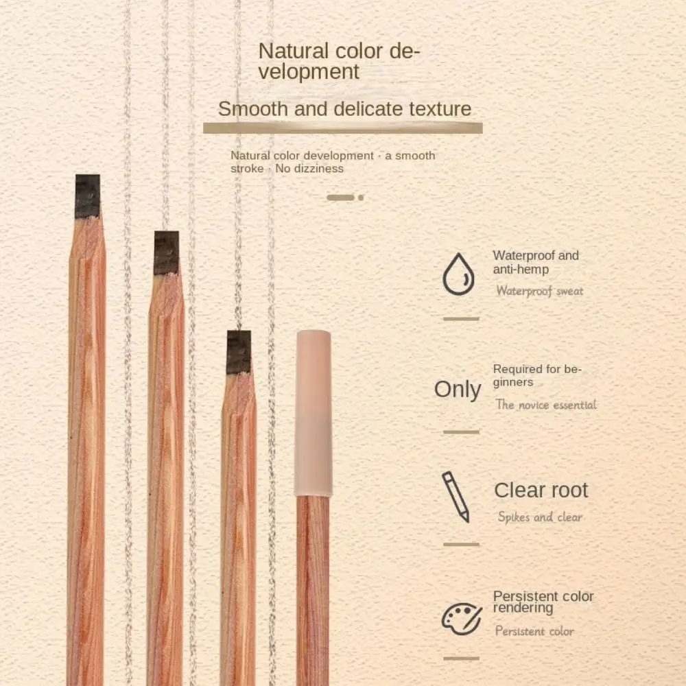 الجمال ماكياج أداة الإناث الحاجب محسنات قلم الوشم الدائم العين الحاجب تينت Microblading قلم تحديد قلم الحواجب الصلب #3