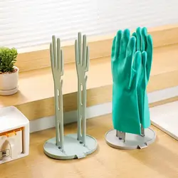 Drying Drain Rack Kitchen Rubber Gloves Rack Gloves Stand Holder Glove Towel Cloth Storage Rack Kitchen Bathroom Organizer