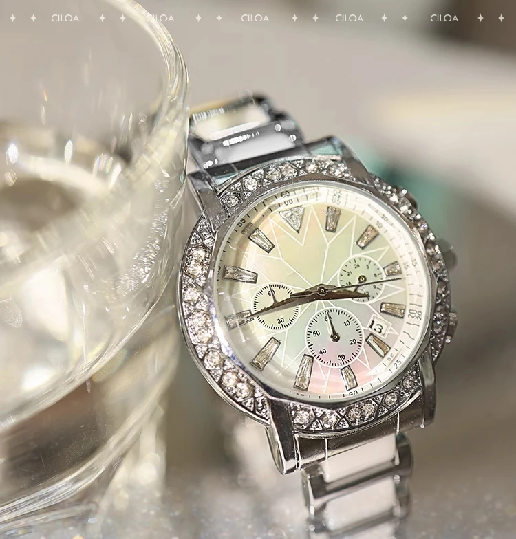 

Light luxury niche watch ceramic mechanical women's watch high value