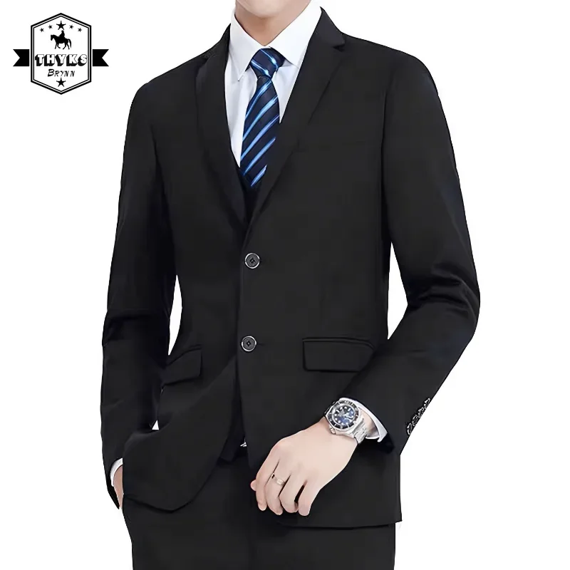 

S-20XL Men's Business Casual Plus Size Jacket Solid Color Slim Fit Suits Blazers Male Thin Gentleman Simple Oversize Coat Antumn