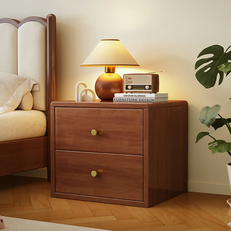 Mini Modern Nightstands Rattan Round Irregular Side Drawers Charging Nightstand Luxury Meuble De Rangement Bedroom Furniture