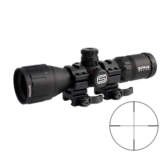 Hunting Optical Sight 3-9x32 AO 1inch Tube Mil-dot Reticle Scope with Sun Shade and QD Rings Tactical Scope