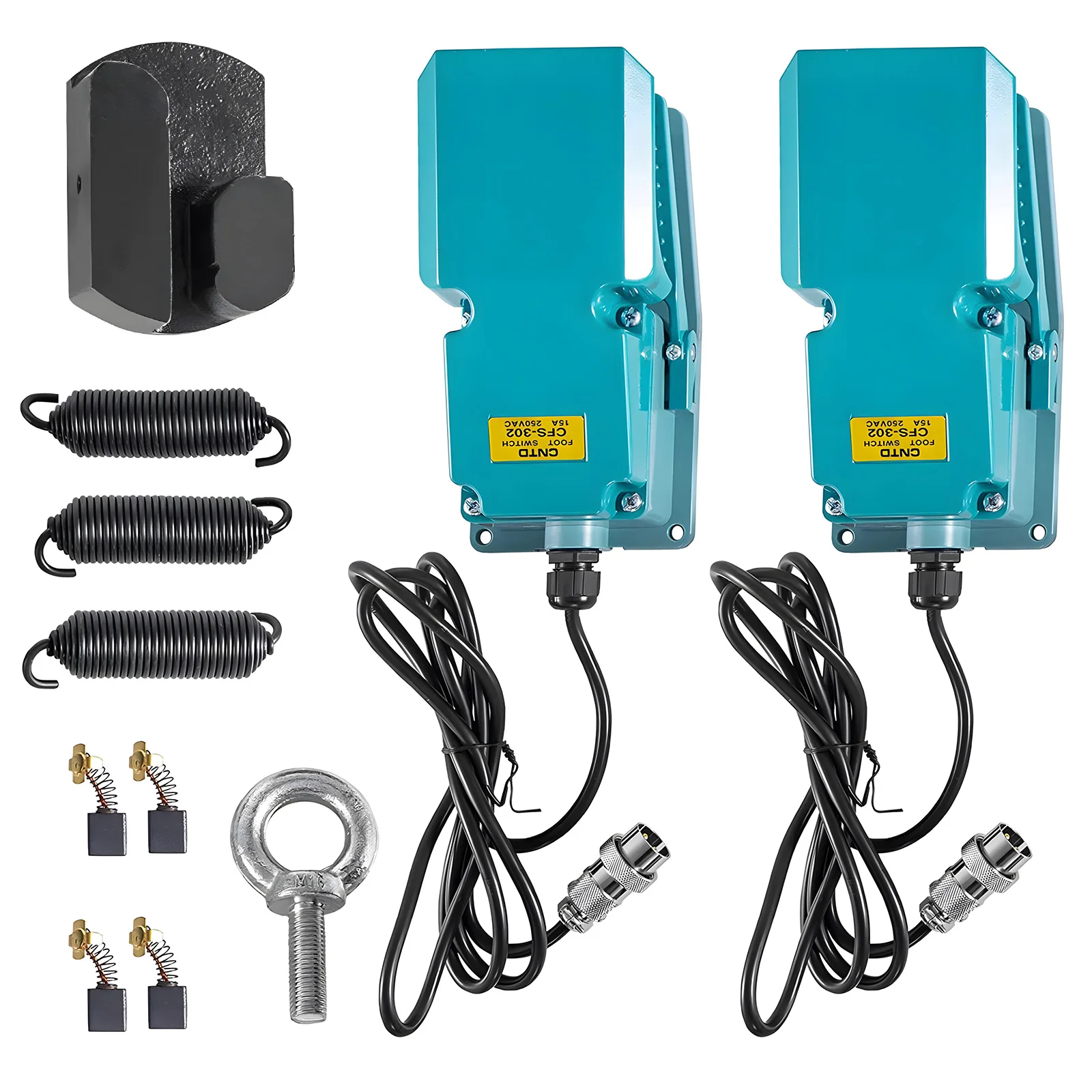 Máquina dobradora de vergalhão elétrica de 1600 W/3000 W, alcançar 0-180 °   Ângulos, operar com interruptor de pedal para vergalhão dobrável, barra de aço