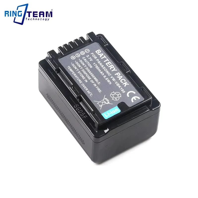 1790mAh VW-VBL090 Battery for Panasonic VW-VBK180 HDC-TM80 HDC-TM90 SDR-H100 SDR-H101 SDR-550