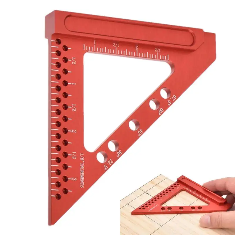 Rafter Square Heavy Duty Carpenter Triangle For Woodworking Drawing Rafter Square Protractor Carpenter Measuring Layout Tool