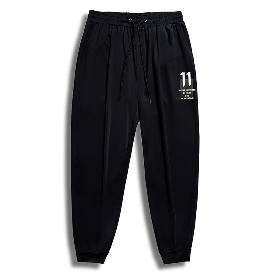 Summer Cool Pants Men Plus Size 7XL Jogger Pants Fashion Casual Track Pants Elastic Waist Trousers Male Big Size 7XL