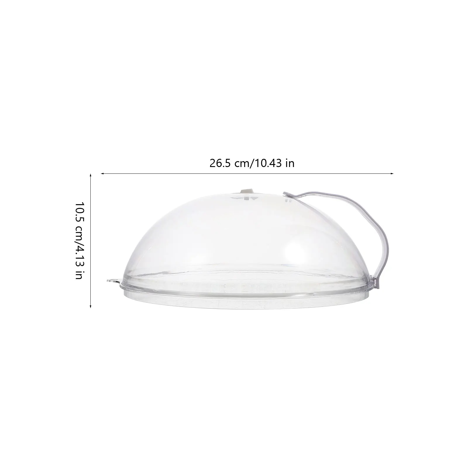 

Premium Microwave Cover Heat-Resistant Transparent Dessert Protection Cover For Kitchen Camping Picnic Splatter Proof