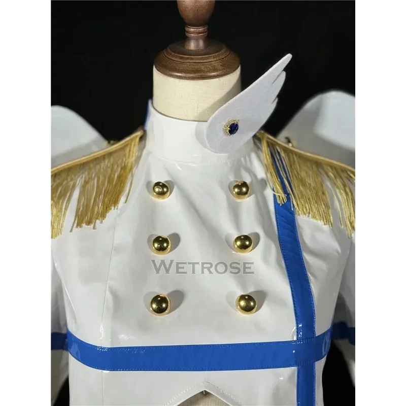 【Wetrose】In Stock Nociel Nonoa Cosplay Costume Nokieru 2.5 Dimensional Seduction Full Set Wings Sexy Leather Latex Halloween