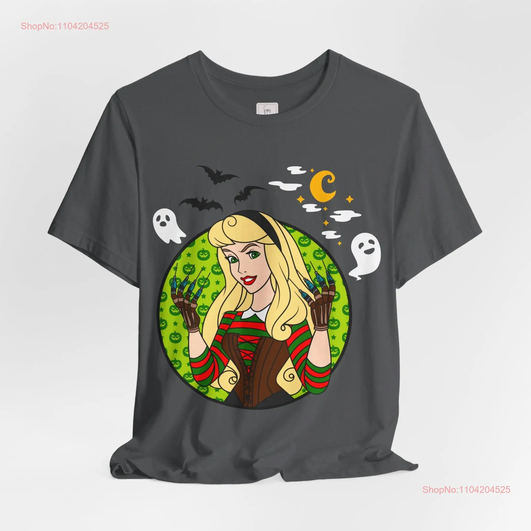 Halloween princess nightmare funny classic show alice fan inspired short sleeve cotton tee unisex t shirt top gift her horror