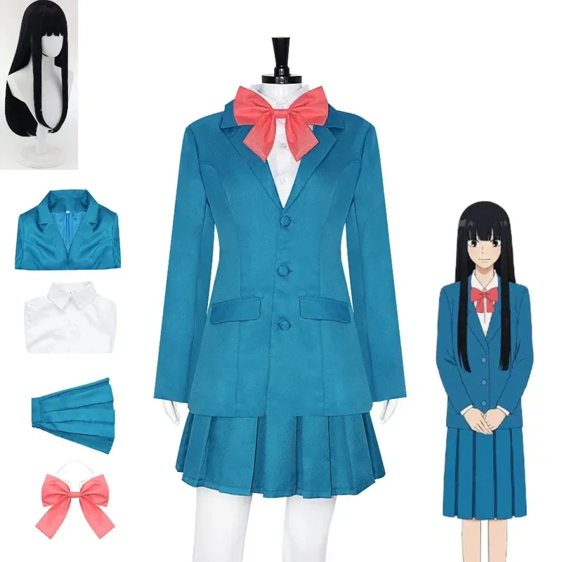

The Anime Really Wants To Tell You about The Cosplay Costume of The Character, Kuronuma Soko, in An Anime-style School Uniform