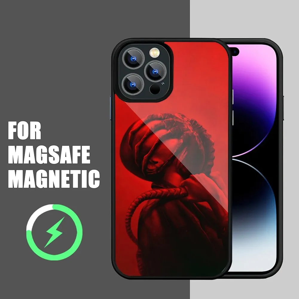 Movie A-Alien Romulus Phone Case For iPhone 15 14 11 12 13 Pro Max Plus Magsafe Wireless Charge Cases Cover