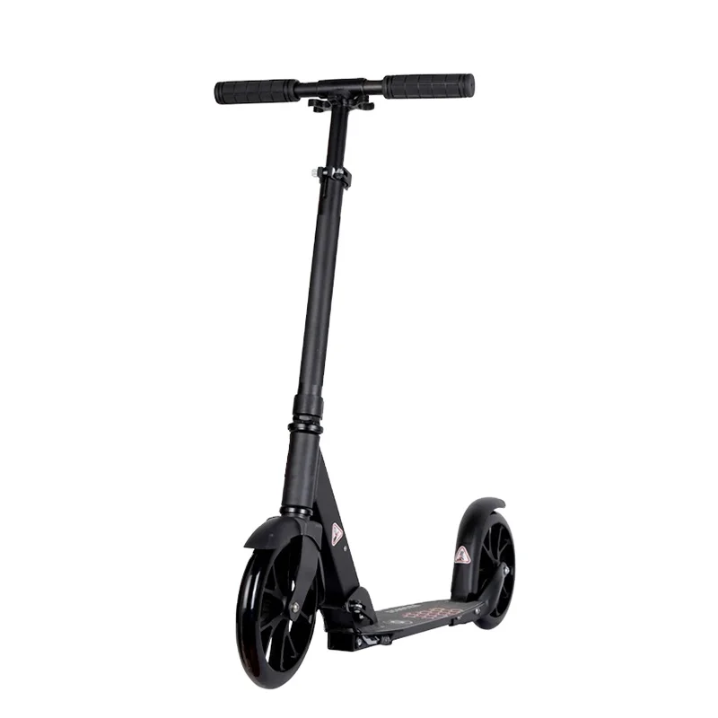 

STLF Cheap Child Kick Scooters Kick Scooter 2 Wheel PU Big Wheel Foot Pedal Push Scooter for Kids