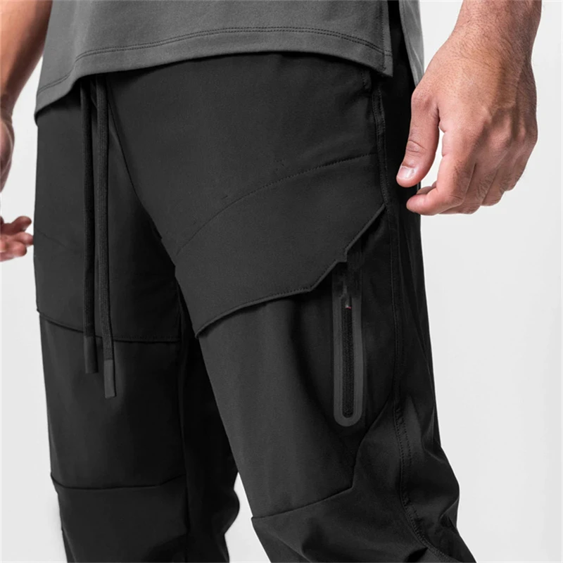 Multi-functional quick-drying fitness pants Fashion thin stretch hiking pants Fashion casual pants Men\'s trousers