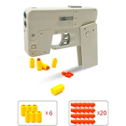 Folding iPhone Gun Soft Bullet Shell Ejecting Toy Gun Folding Mobile Phone Dropshipping