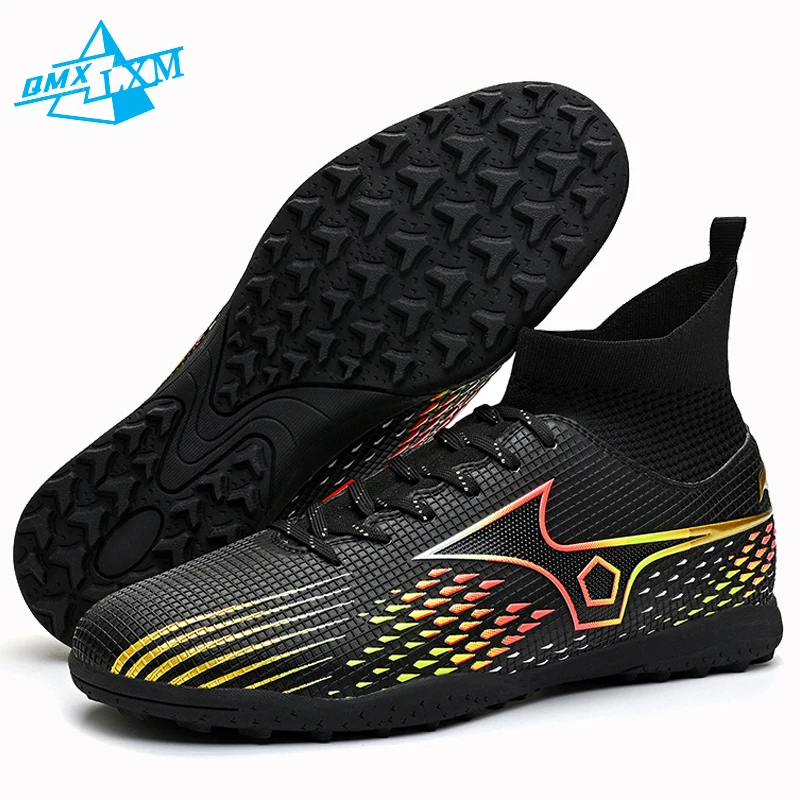 

LiXingMing футбольные бутсы мужские высокие противоскользящие спортивные футбольные бутсы для футзала обучающие футбольные кроссовки для взрослых и подростков