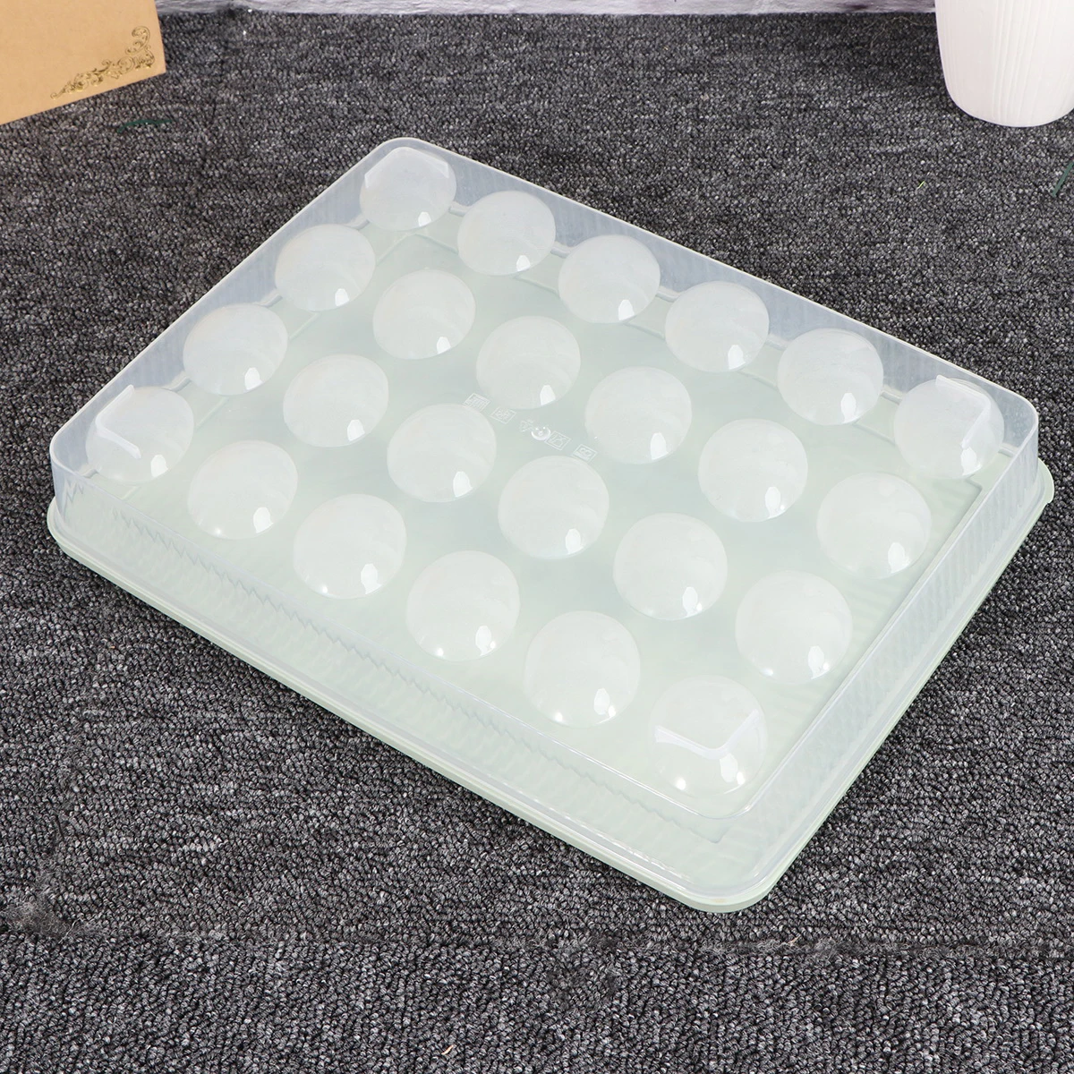 

Egg Holder Capacity 24 Eggs Egg Storage Box Storage Box Container Tray ganizer Fresh Transparent Kitchen Home Use