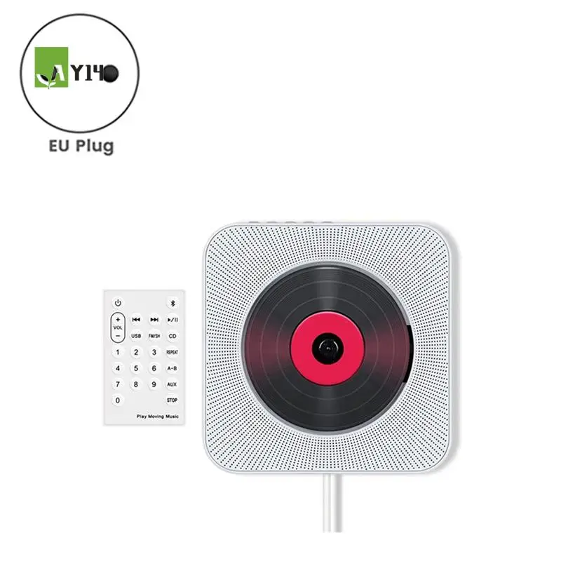 

AY14 -Portable Bluetooth CD Player Compact Music CD Disc Player For Car/Travel, Home Audio With Stereo Speaker Walkman (EU)
